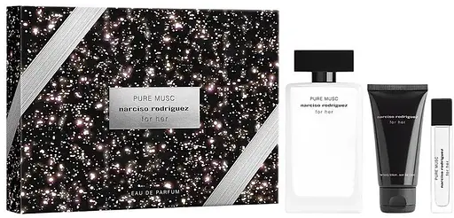 Набір Narciso Rodriguez For Her Pure Musc 100 мл парфумована вода, 10 мл міні, 50 мл лосьйон для тіла - фото 1