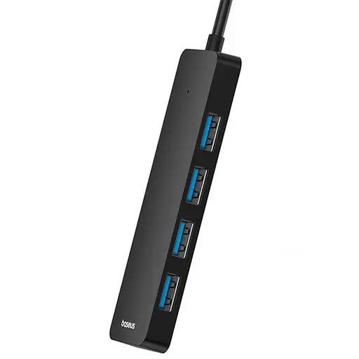 Переходник HUB Baseus UltraJoy Series 4-Port (USB-A to 4xUSB3.0+Type-C) (0.5m) (B0005280B811-04) Space Grey - фото 3