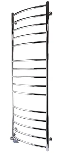 Електрична рушникосушка Unio LDE EL 1500-500-15 Драбинка Дуга Еліт, Хром, Ліве, Механічний - фото 3