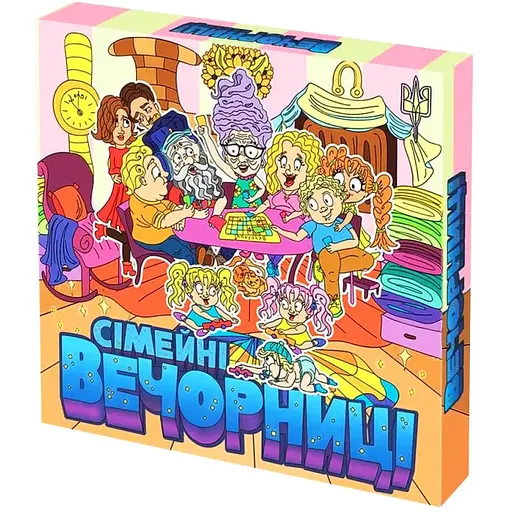 Настольная игра для компании Vechornytsi Game Семейные Вечерницы 0027-VCHR Рус - фото 1
