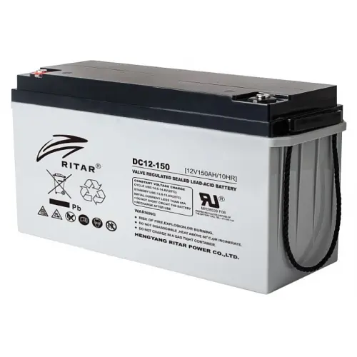Акумулятор Ritar AGM DC12-150, Gray Case (12V 150Ah)