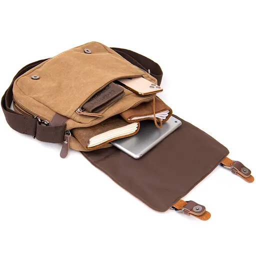 Чоловіча сумка листоноша Vintage 27,3х21,7х10 см sum0014980 - фото 5