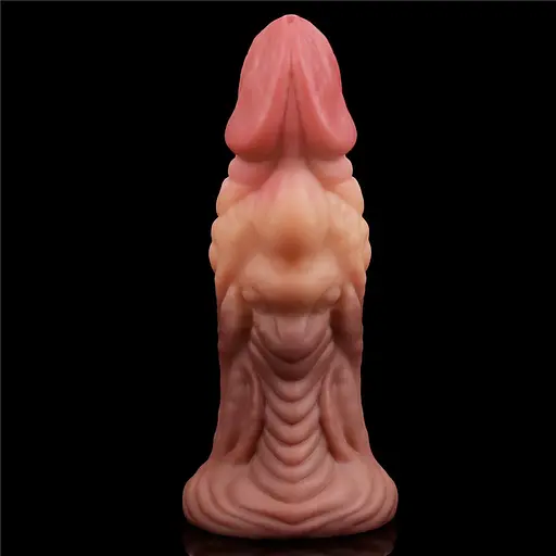 Фаллоимитатор Dual-Layered Silicone Nature Cock 7.0'' 18 см коричневый - фото 3