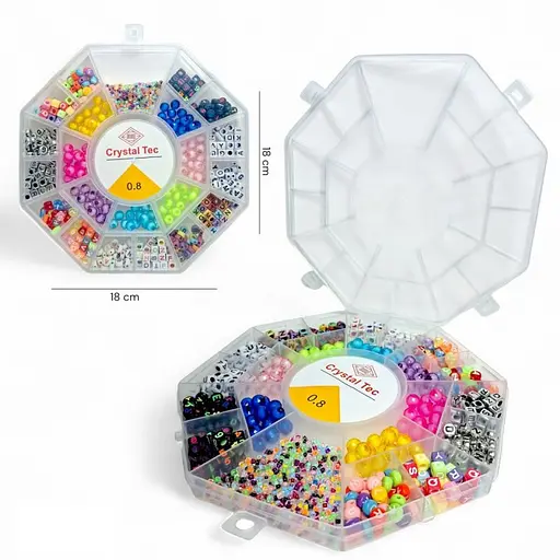 Набір бісеру для створення прикрас Bambi 035-79 волосінь в комплекті - фото 2