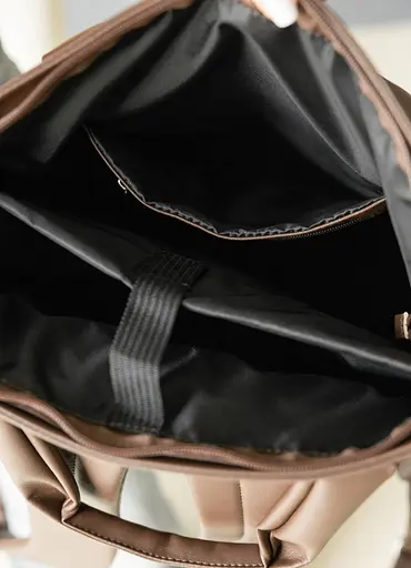 Женская сумка-рюкзак Sambag Cargo коричневая 45 х 31 х 15 см (93541020) - фото 8