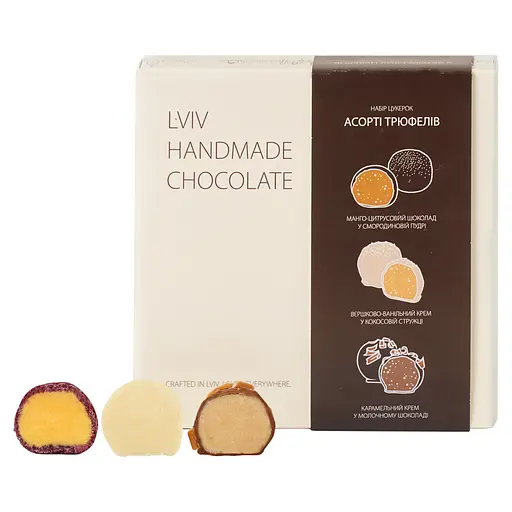 Конфеты шоколадные Львовская Мастерская Ассорти трюфелей 105 г