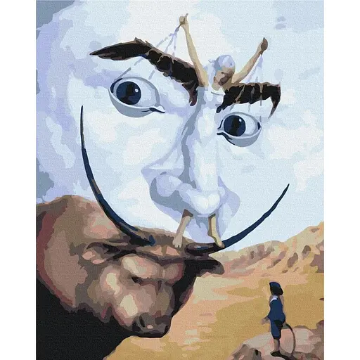 Картина по номерам на підрамнику Brushme Абстракція Далі - фото 1