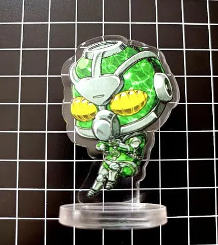 Акриловая фигурка Невероятные приключения ДжоДжо Хирофант Грин JoJo's Bizarre Adventure Hierophant Green 6 см - фото 2