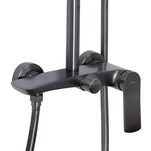 Душевая система для душа Qtap Slavonice Gunmetal Black PVD QTSLA110GMB45913 - фото 2