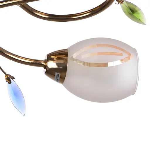 Люстра потолочная Brille классическая E14 40W G (LK-439C/4) - фото 3