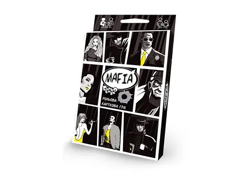 Настільна гра Danko Toys Мафія в стилі коміксів (укр.) (DTG52U)