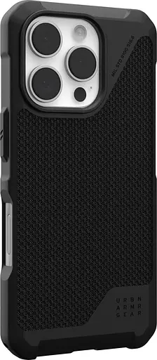 Оригинальный противоударный чехол UAG Metropolis LT MagSafe для iPhone 16 Pro (6.3") Kevlar Black 114452113940 - фото 8