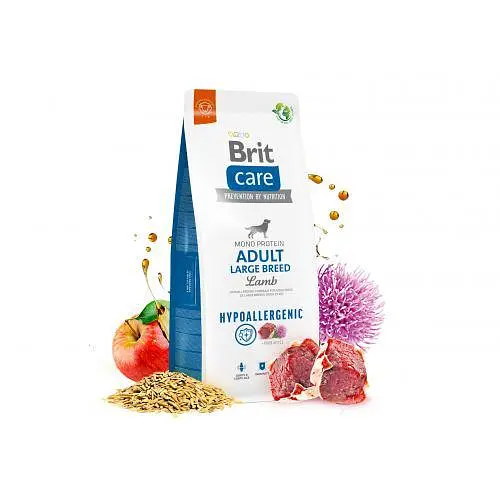 Сухой корм Brit Care Dog Hypoallergenic Adult Large Breed для собак крупных пород, гипоаллергенный с ягненком, 3 кг - фото 7