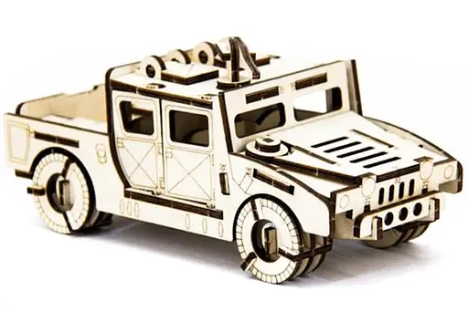 Дерев'яний конструктор Хаммер 74 деталі - фото 5