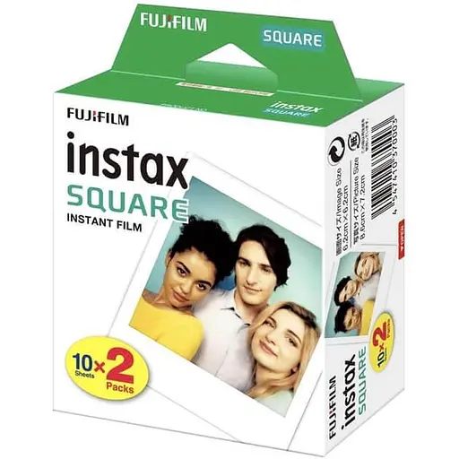 Набор камера Fujifilm Instax Square SQ1, Фотобумага 20шт, Чехол, Фотоальбом 80 фото Голубой - фото 8