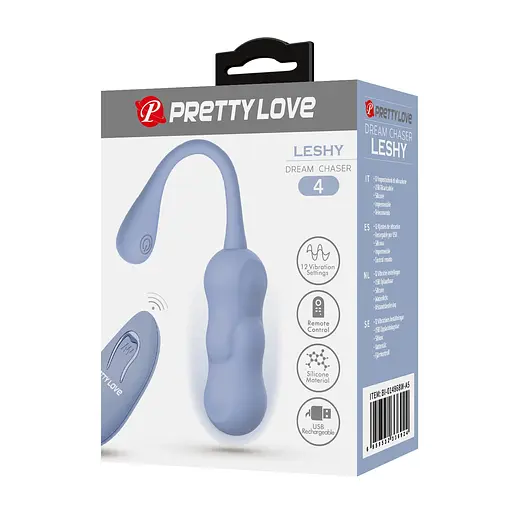 Віброяйце Pretty Love Leshy 18.6 см блакитний - фото 6