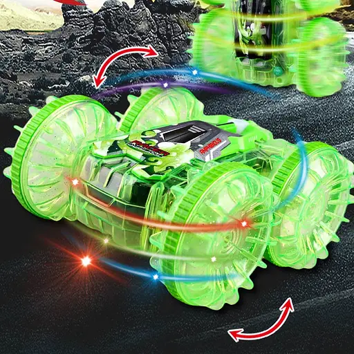 Машинка-амфібія на радіокеруванні YL-103 2.4G Transparent green - фото 7