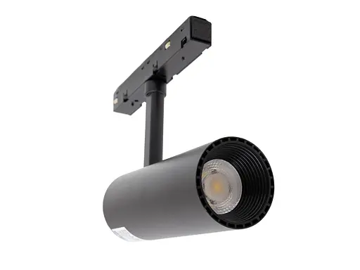 Цилиндрический магнитный трековый светильник KW-294/10W NW DC48V BK Brille 48-183