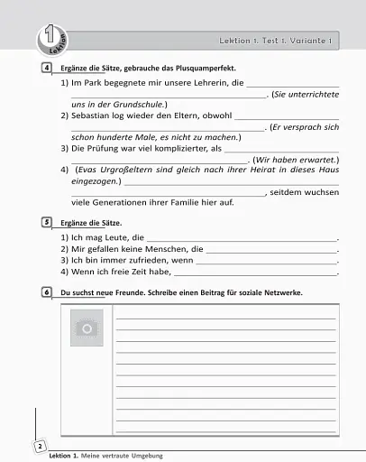 Німецька мова. 10 клас. Тестовий зошит до підручника «Dеutsch lernen ist super!» - фото 3