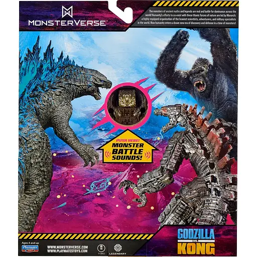 Игровая фигурка Godzilla vs. Kong S2 Конг готов к бою со звуком 18 см (35757N) - фото 5