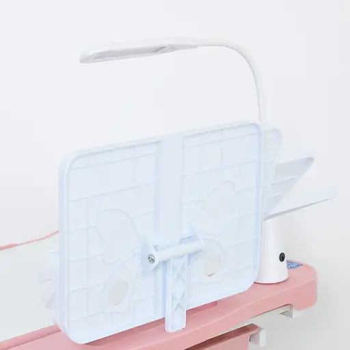 Дитяча Парта M 5068-8-2 зі стільцем, рожевий, підставка для книги - фото 7