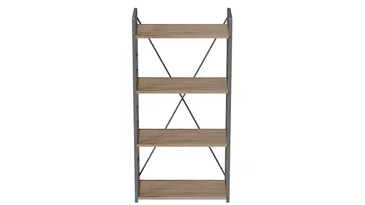 Етажерка 4/60 Серії Коннект 120x60x28 сірий ДСП Дуб Сан-Марино 16мм FRD-104249 - фото 4