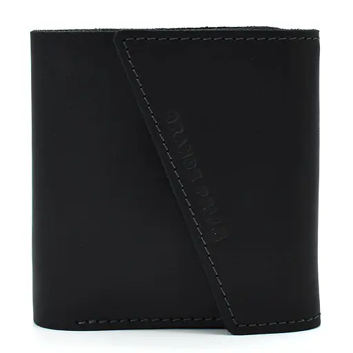 Мужской кожаный кошелек Grande Pelle 10х10х2 см acs0029258 - фото 1