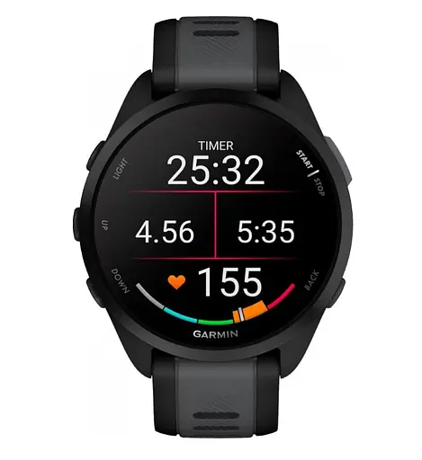 Смарт-годинник Garmin Forerunner 165 Music Black/Slate Gray (010-02863-30/B0) - фото 4