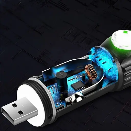 Ліхтарик DK SY-1903 Black [152184] - фото 4