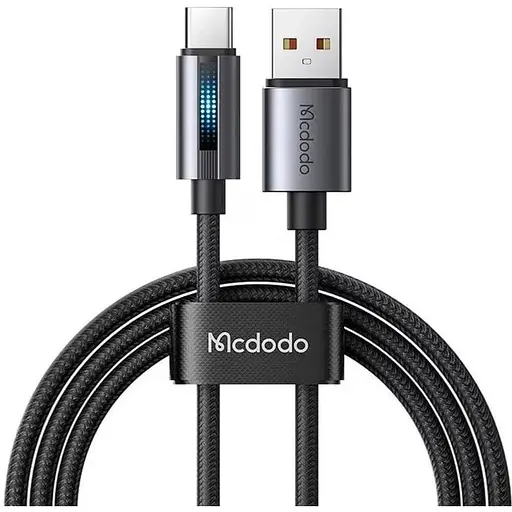 Кабель Mcdodo USB-A to Type-C Cable With Breathing Light 1.2 м Чорний