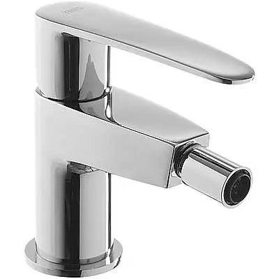 Змішувач для біде TRES Flat 20412001 одноважільний хромований з аератором для ванної кімнати