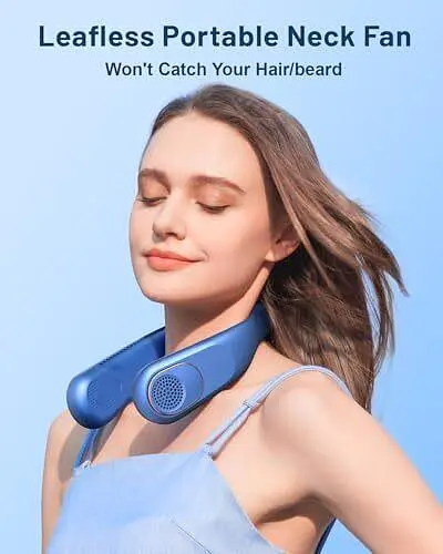 Портативный шейный вентилятор 360° - фото 4