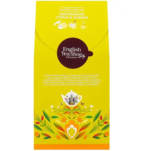 Чай трав'яний English Tea Shop лемонгр-імбир-цитрус органічний 15х2 г - фото 2