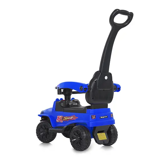 Каталка-толокар Bambi Racer M 4845-4: комфорт и развлечения для вашего малыша, синяя - фото 3