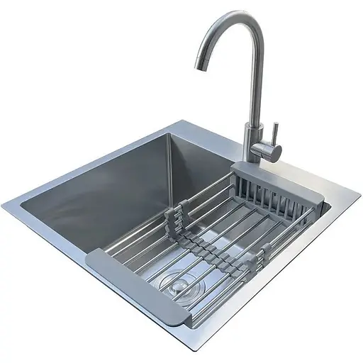 Комплект мийка + змішувач Romzha Arta U-450 (A)