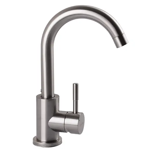 Смеситель для кухни EcoMix AISI-101S-WH Нержавеющая сталь - фото 3