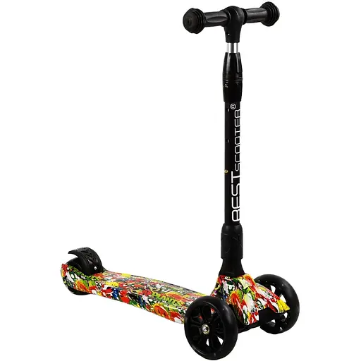Самокат Best Scooter 62х16х29 см Різнобарвний 000231622