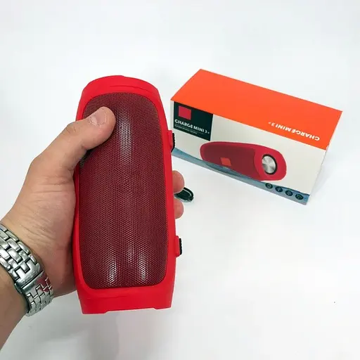 Портативная Вluetooth колонка Charge Mini E3 Бумбокс 1200 мАч 5Вт microSD Bluetooth 5.0 Красный - фото 9