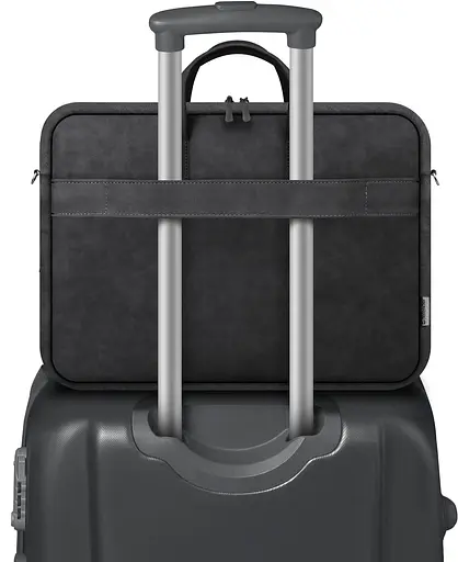 Сумка для ноутбука 15.6'' Defender PU шкіра чорний кишеня - фото 7