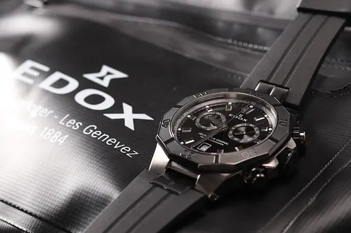 Часы Edox Delfin Chronograph 10113 37GNCA NGIN - фото 4