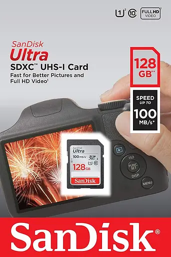 Карта памяти SanDisk microSDXC Ultra 128GB Class 10 Без адаптера - фото 3