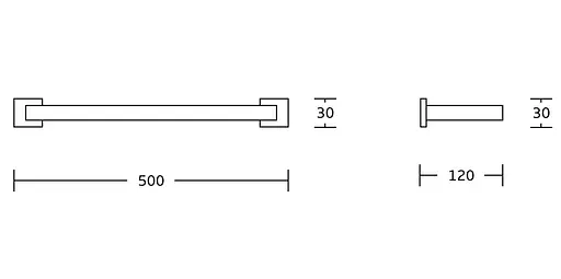 Полка стеклянная VBI Jupiter brushed gold VBI-040609BG, Золотой - фото 2