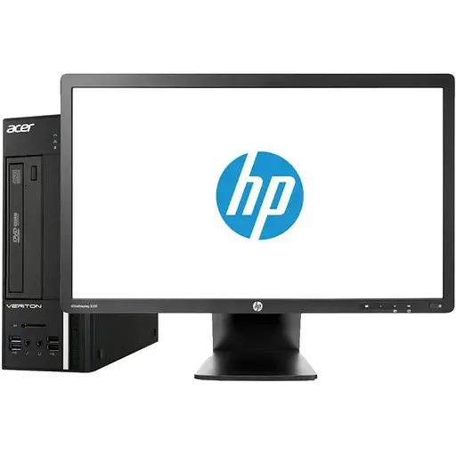 Комплект Компьютер Acer Veriton X2632G SFF (i5-4570/16/240SSD) + Монитор 23" HP E231 - Class A Б/У - фото 1