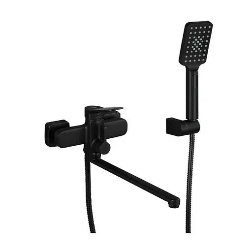 Змішувач для ванни Frap F2262 чорний матовий - фото 1