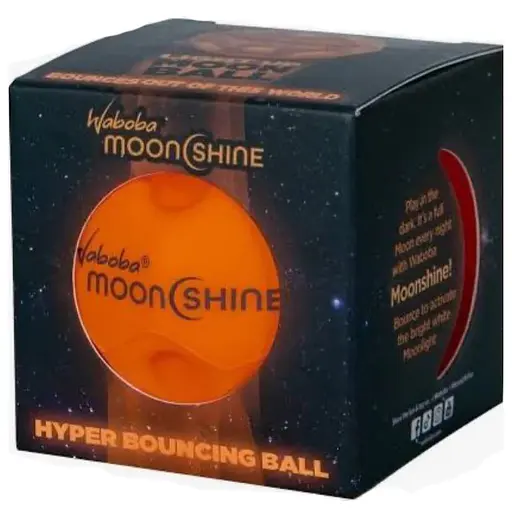 Мяч Waboba Moonshine 6 см оранжевый (2986096053169) - фото 3