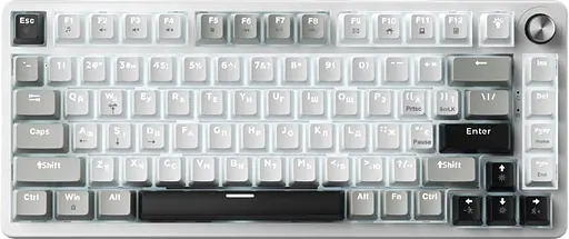 Клавіатура GamePro Genesis MK126 Silverlight White