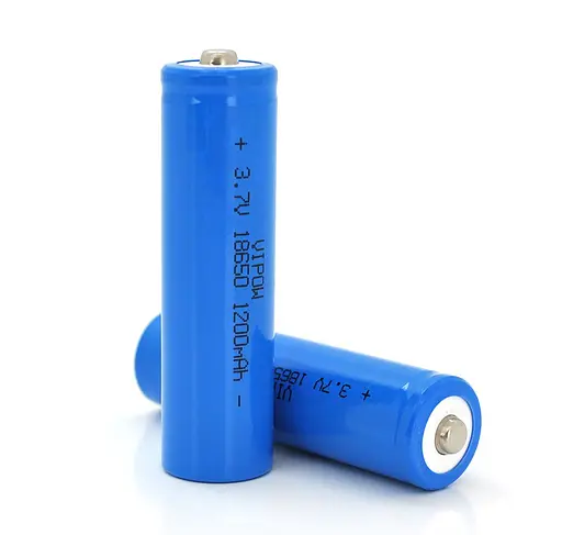 Аккумулятор 18650 Li-Ion Vipow ICR-18650 TipTop 3.7V 1200mAh - фото 2