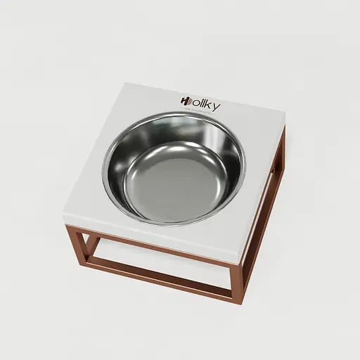 Hollky Base Solo S — миска на підставці для котів і маленьких собак (1 × 0,45 л) - фото 4