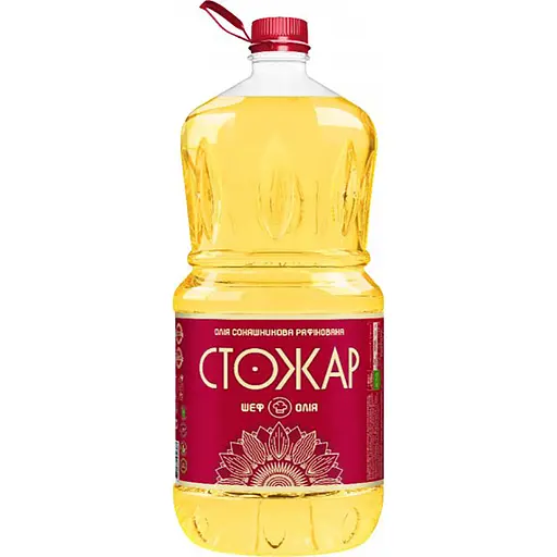 Уцінка. Олія соняшникова СтоЖар рафінована 3 л (168473)  - фото 1