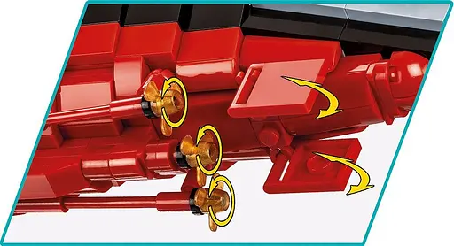 Конструктор COBI корабель German Battleship Gneisenau World War II 4835 - фото 8